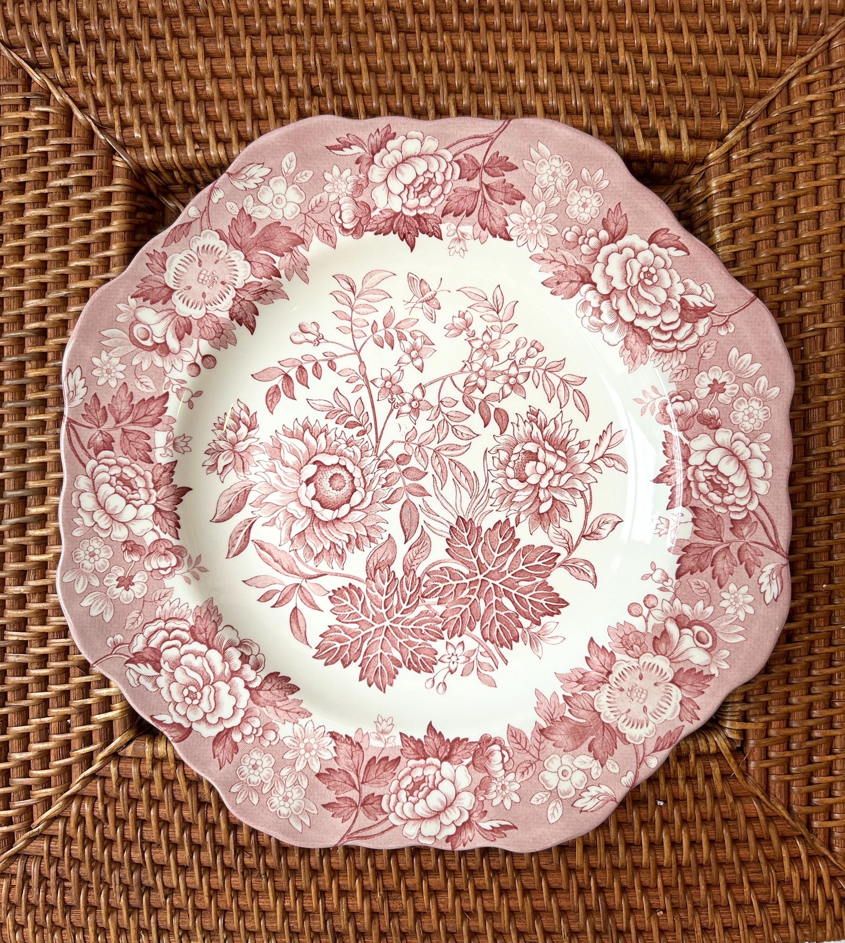 Spode Cranberry Garden Collection Jasmine 9