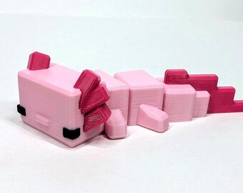 8-Bit Bloxolotl Axolotl *Retro Pinkie Pie*