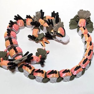 Sushi Dragon (Large Yellow Pink Fushion)