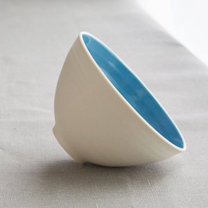 Handmade Porcelain Ceramic Noodle Bowl - Serving Bowl - Large Bowl
