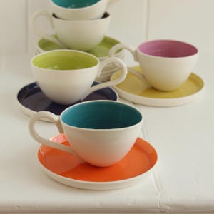 Porzellan Teetasse - Kaffeetasse aus Keramik