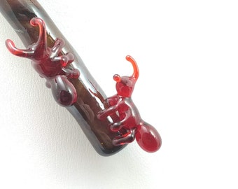 Ants on a Log! - Glass by Patrice