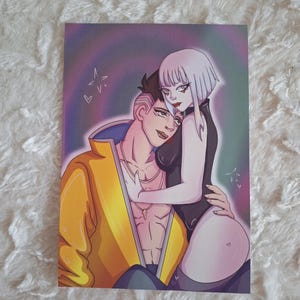 Print A5 cyberpunk edgerunners (Lucy and David)