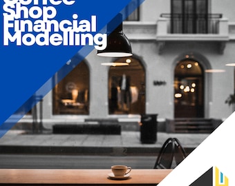 Coffee Shop Financial Model Template, 10-Year Forecast, Cafe Business Plan & DCF Valuation Excel