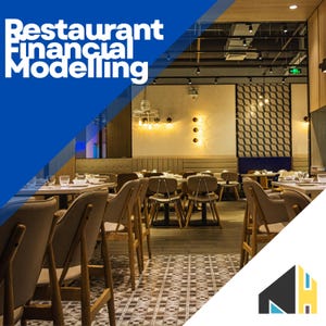 Restaurant Financial Model Template, 10-Year Forecast, DCF Valuation & Business Plan Spreadsheet