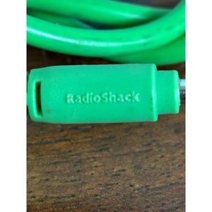 RadioShack Câble audio auxiliaire TRS 3,5 mm 36 pouces Cordon de brassage stéréo vert néon