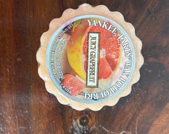 Yankee Candle Tarts Cera perfumada con aroma a pomelo jugoso 22 g (0.8 oz) NUEVO