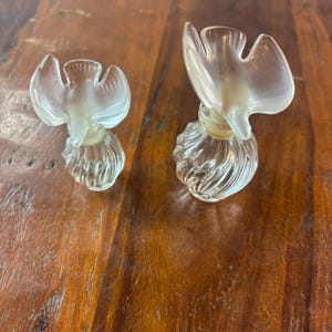Nina Ricci Lalique L'Air du Temps, flacons de parfum simples Colombe, lot de 2