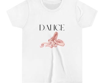 Dance Youth Tee - Perfect for Young Dancers, Gifts for Dance Recitals, Comfortable Dancewear, Encouragement for Kids, Cute Dance Gift