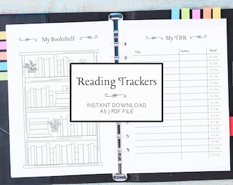Readers Essentials Bundle - Tracker: Lesetagebuch, TBR, Wunschliste, Bücherregal, Leseziele (Digitaler Download)