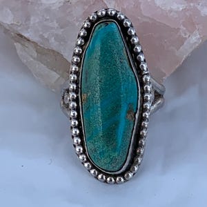 SOUTHWESTERN TURQUOISE RING - Vintage mens ring - Gorgeous!