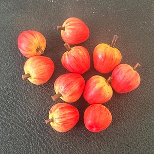 1:12 Miniatur Apfel Obst Gemüse, Puppenhaus, Geschenk Mama, Miniaturen Obst handgefertigt, Geschenk Geburtstag, Puppenhaus
