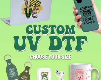 Custom UV DTF Sticker: Personalized Permanent Decal