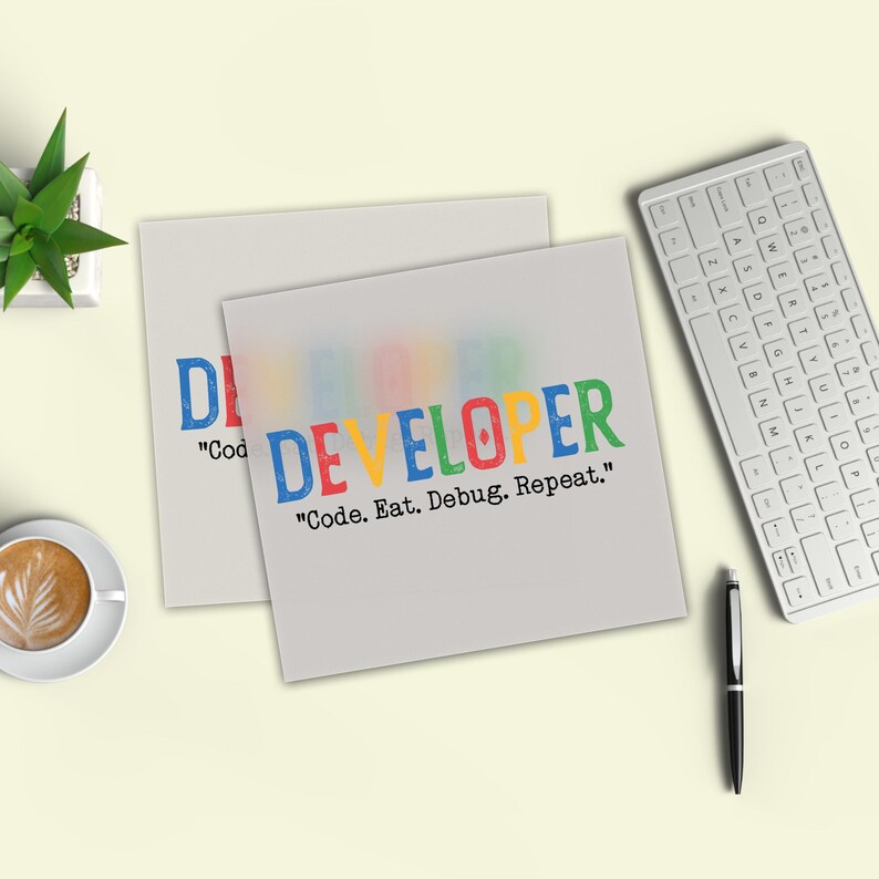 Developer Transfer, Code Eat Debug Repeat Decal, Funny Programmer, Software Developer Gift Iron On Decal, Funny Developer, Coding Humor image 4