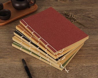 Diario d'arte rilegato a mano naturale