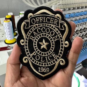 Resident Evil Inspired Embroidered Patch, R.P.D Patch, Raccoon City Police Department Patch, Gamer Gift. Iron-on patch