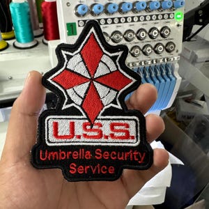 Resident Evil Umbrella Corps Embroidered Patch, Embroidered Horror Game Patch. Iron-on patch