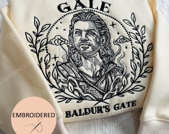 Gale Besticktes Sweatshirt: Baldur's Gate Fanbekleidung
