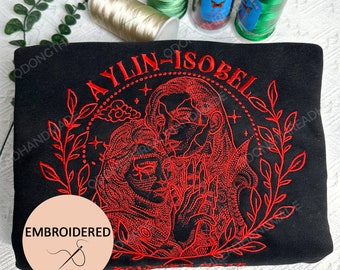 Aylin Isobel Besticktes Sweatshirt: Baldur's Gate Fan Geschenk