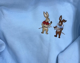 Besticktes Kingdom Come Deslieferant Kaninchen Sweatshirt: Gamer Geschenk