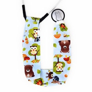 Stethoscope Cover, Student Nurse, Nursing Student, Stethoscope Sock, Stethoscope Covers, Woodland Animals, Bears, Owls, Birds, Grad Gift image 1