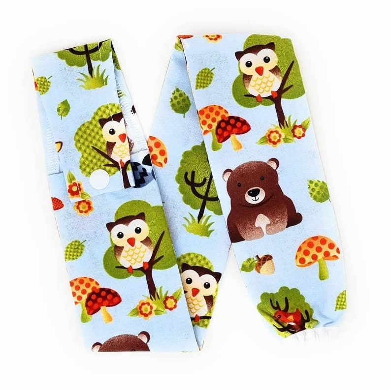 Stethoscope Cover, Student Nurse, Nursing Student, Stethoscope Sock, Stethoscope Covers, Woodland Animals, Bears, Owls, Birds, Grad Gift image 2