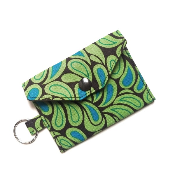 Credit Card Holder, Credit Card Pouch, Credit Card Keychain Wallet, Minimalist, ID Keychain, AirPods Charger Fabric Keychain, Keychain Purse