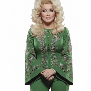 Dolly Parton Dress Rhinestones