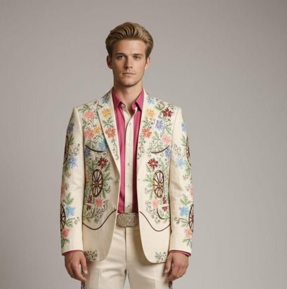 strapless open back dress Men's Dress Western Paisley Vest Available in 9 Colors