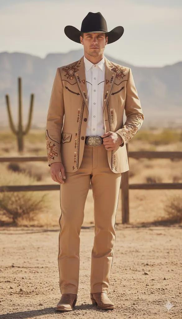Country Suit Western Suits Western Formal Dress For Male Men's Customized  Beige 2pc Country Western Suit Wedding Groom's Suit Cocktail Attire Party  Outfit Ireland