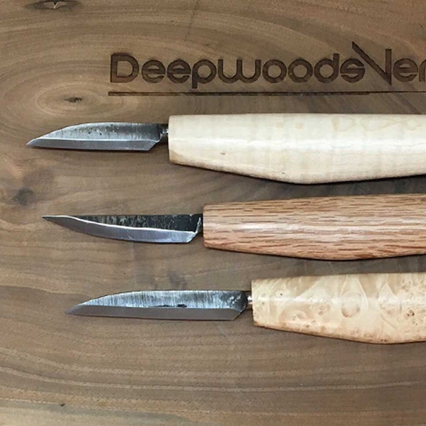 Sloyd Carving Knife - Skinny Sloyd Hand Forged