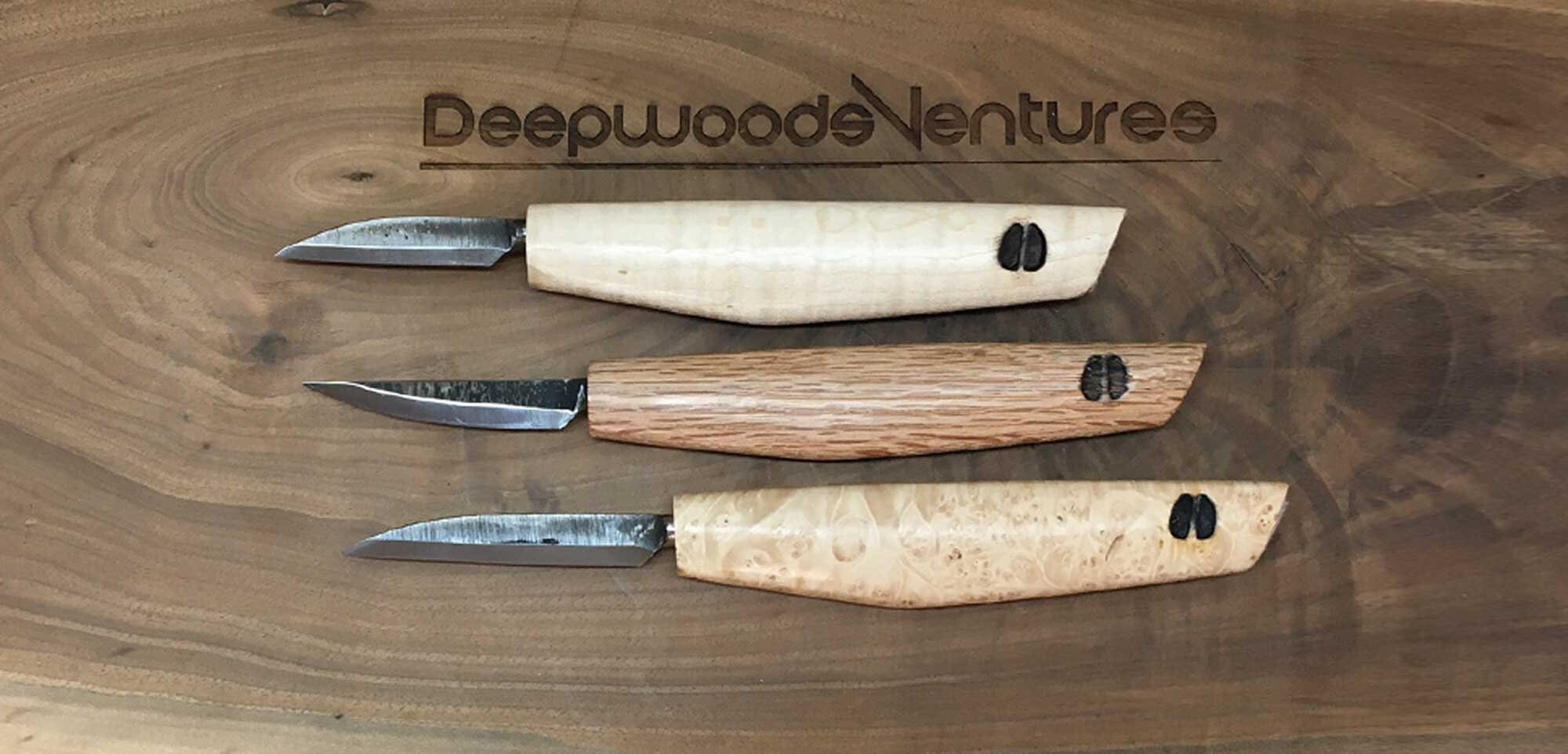 Wood Carving Knife/straight Blade/slim Scalpel Carver Hand Forged