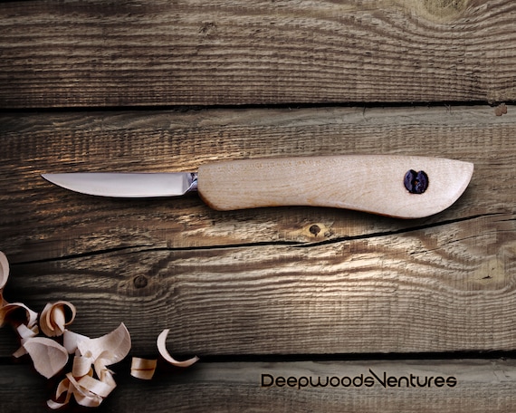Wood Carving Knife/general Roughout Blade/hand Forged 