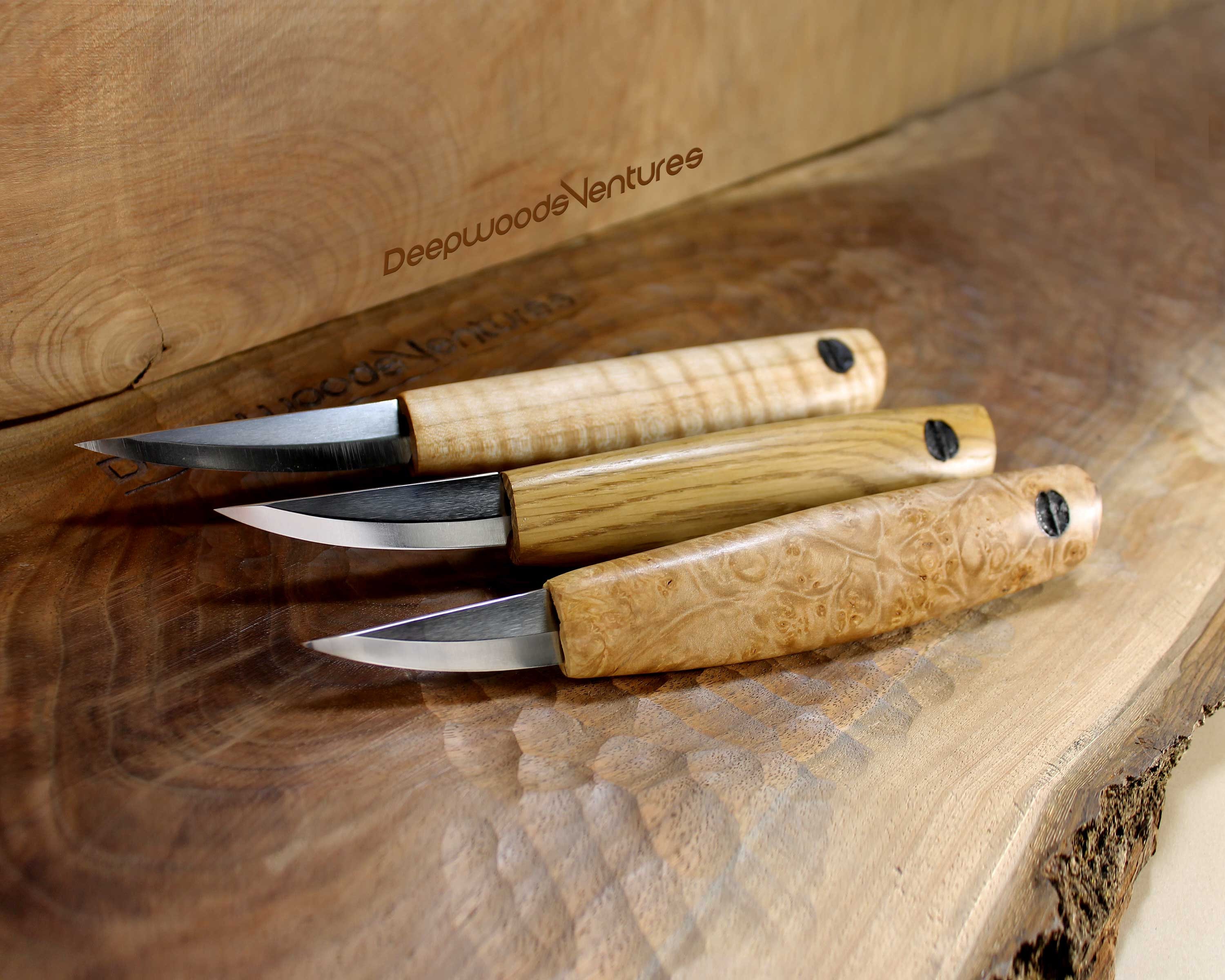 Detail/straight Roughout Wood Carving Knife/hand Forged 