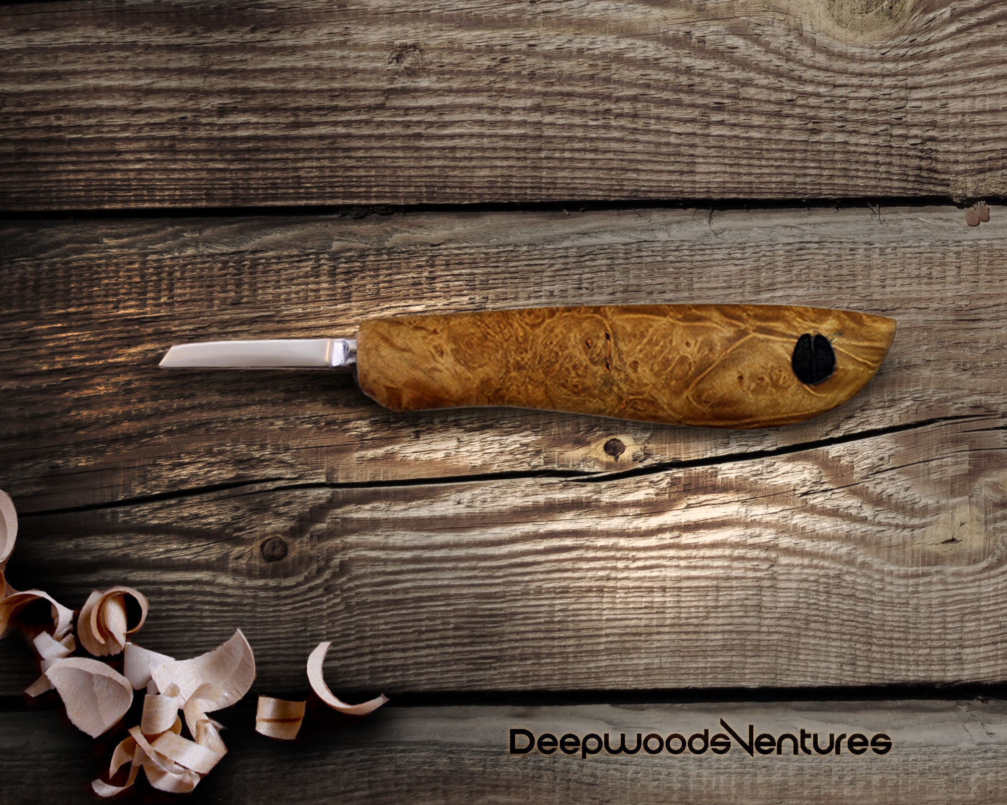 Carving Knife, Whittling Knife, Wood Carving Knife With a Leather