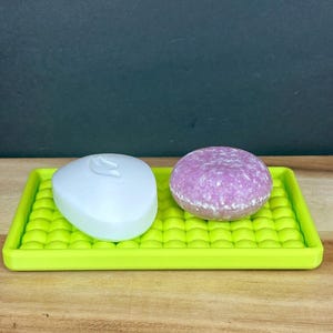 Bubble Pop Soap Dish: Multi-use Plant-Based Plastic Draining Tray