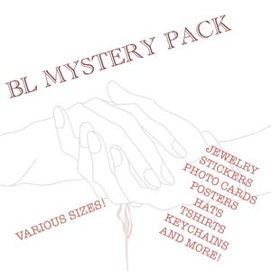 Paquete misterioso BL/YAOI/Danmei: coleccionables exclusivos y sorpresas para todos los fanáticos de BL y Yaoi / Tumbler, camisetas, joyas y mucho más.