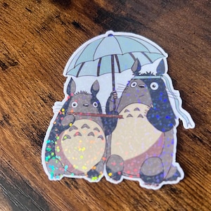 MDZS Totoro Inspired sticker | MDZS Vinyl Sticker | Mo Dao Zu Shi Anime Merch | Wangxian Fanart |  Danmei Sticker| Cute Xianxia Gift