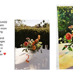 Dipinti personalizzati, arte astratta strutturata, arte murale paesaggistica personalizzata, ritratto da foto, arte su tela realizzata su ordinazione, decorazioni per la casa personalizzate immagine 3