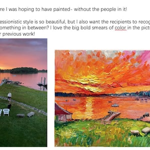 Dipinti personalizzati, arte astratta strutturata, arte murale paesaggistica personalizzata, ritratto da foto, arte su tela realizzata su ordinazione, decorazioni per la casa personalizzate immagine 12