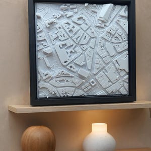 Carte 3D personnalisée – votre ville ou quartier en relief !