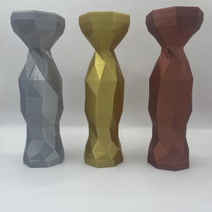 Bronze colored decorative vase