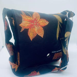 HIP BAG. Umhängetasche. Umhängetasche. Reisetasche. Stoffbeutel. Tasche mit langem Henkel. Vintage Stofftasche. Hergestellt in den USA. Beste Tasche auf Etsy.