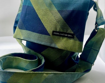 HIP BAG. Beach Bag. Travel Bag. Passport Bag. Fabric Bag. Cross body bag. Washable bag. Bag made in America.
