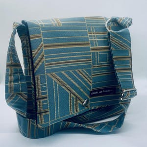 HIP BAG. Umhängetasche. Umhängetasche. Reisetasche. Stoffbeutel. Tasche mit langem Henkel. Vintage Stofftasche. Hergestellt in den USA. Beste Tasche auf Etsy.