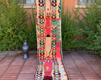 Authentic Moroccan Runner Rug - Handwoven Berber Style for Hallways & Entryways