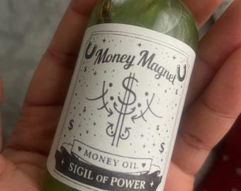 money magnet 2oz attraction spell oil | abundance | ritual | prosperity witchcraft oil | manifest wealth fast