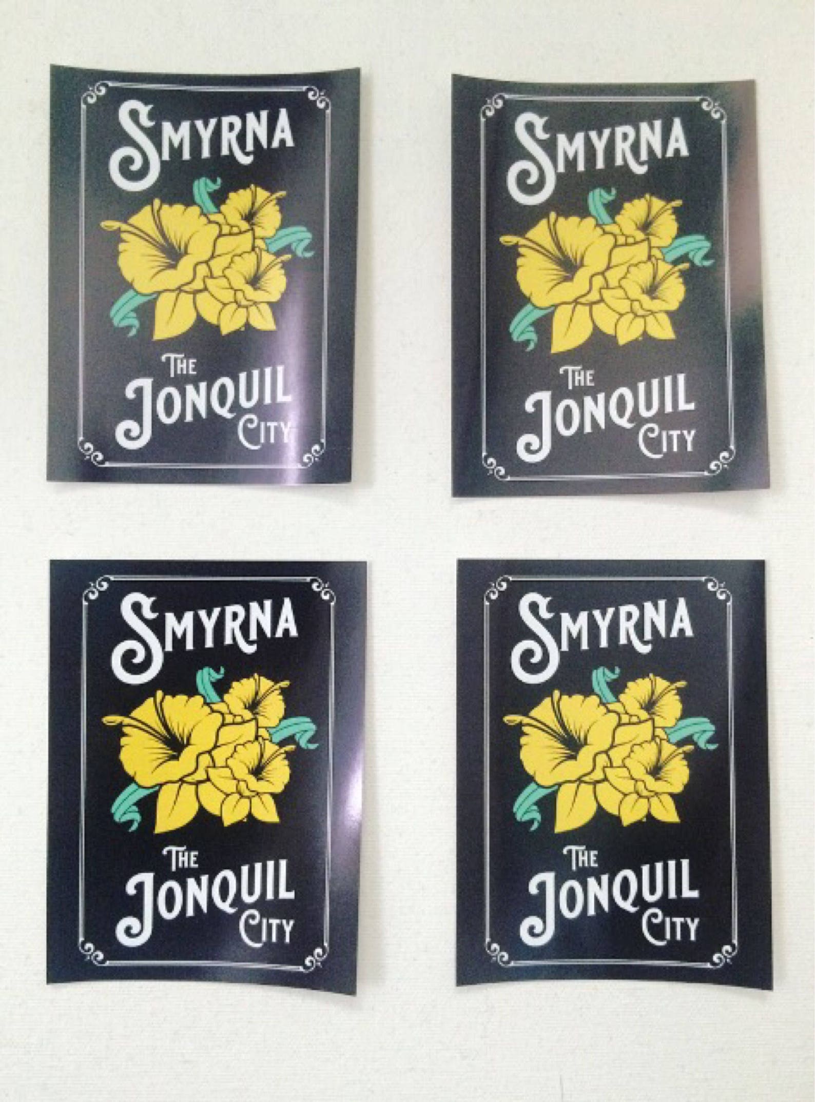 Smyrna the Jonquil City Sticker Smyrna Sticker Etsy