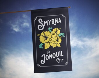 Full Size Smyrna Jonquil City Flag - 24" x 36"