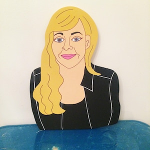 Custom Folk Art Cutout Portrait